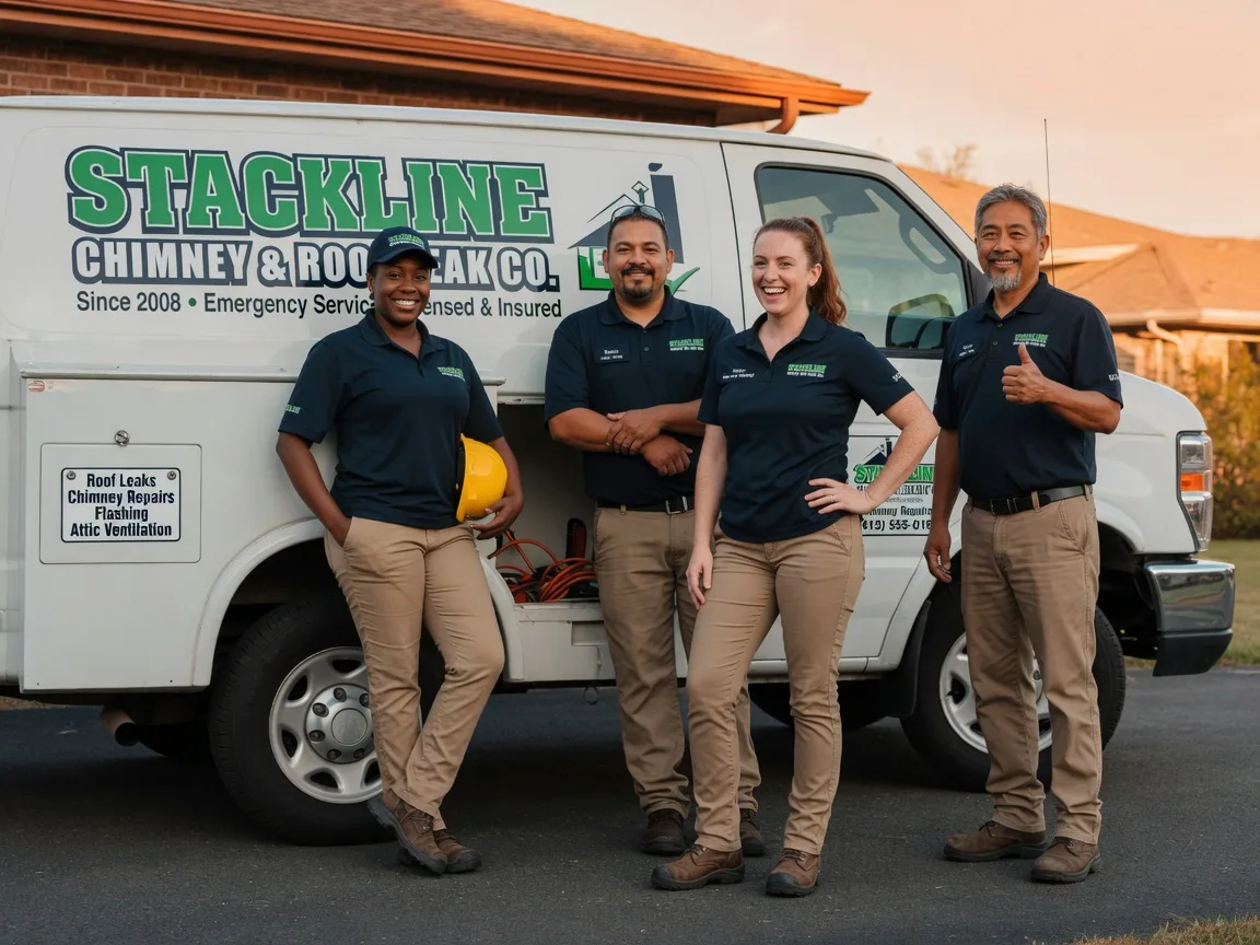 Chimney flashing repair company in Harris, NC
